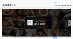 Desktop Screenshot of foodedited.com